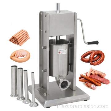 Machine manuelle de remplissage de poussoir de saucisse d&#39;acier inoxydable